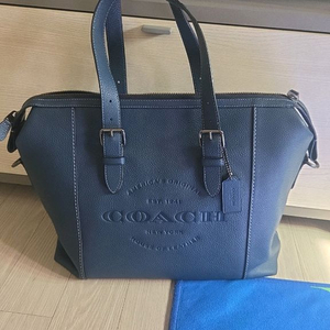 코치 레더 핸드백