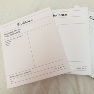 바이오던스 세라놀 리얼 딥 마스크팩 1박스 4개입