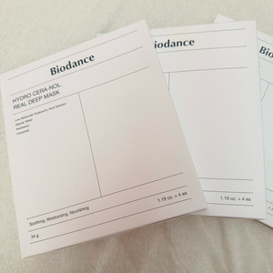 바이오던스 세라놀 리얼 딥 마스크팩 1박스 4개입