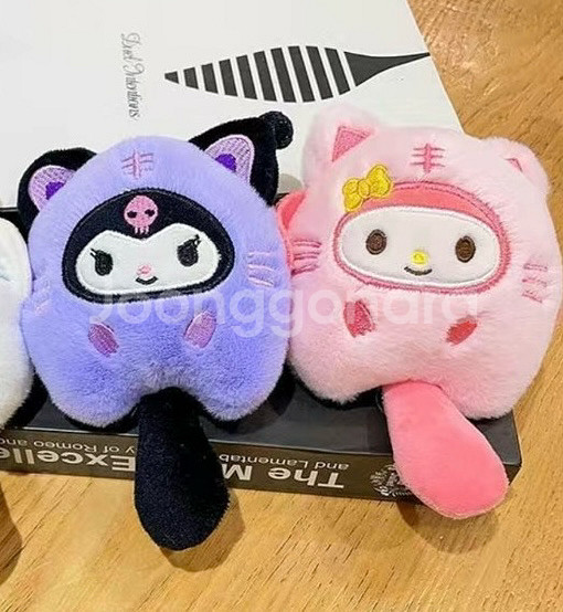 산리오프렌즈 산리오 고양이 인형 키링_쿠로미 마이멜로디--0