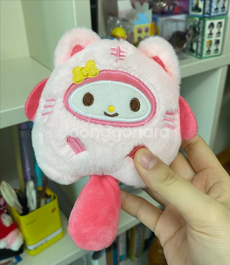 산리오프렌즈 산리오 고양이 인형 키링_쿠로미 마이멜로디--2