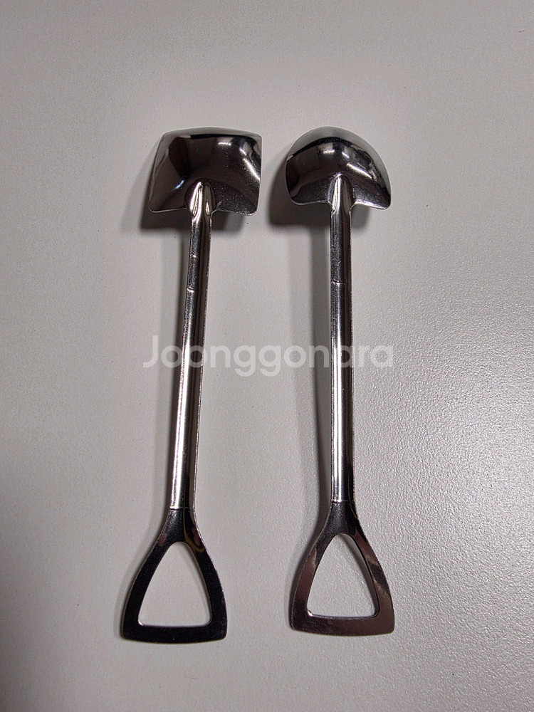 삽모양 티스푼 4개(새상품)--1