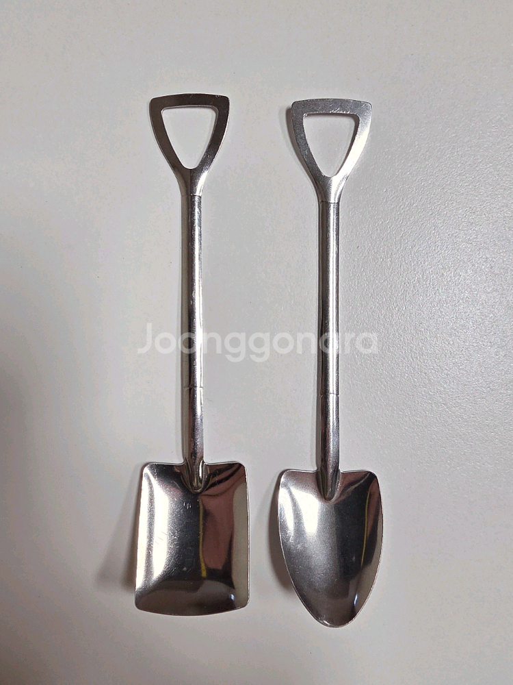 삽모양 티스푼 4개(새상품)--0