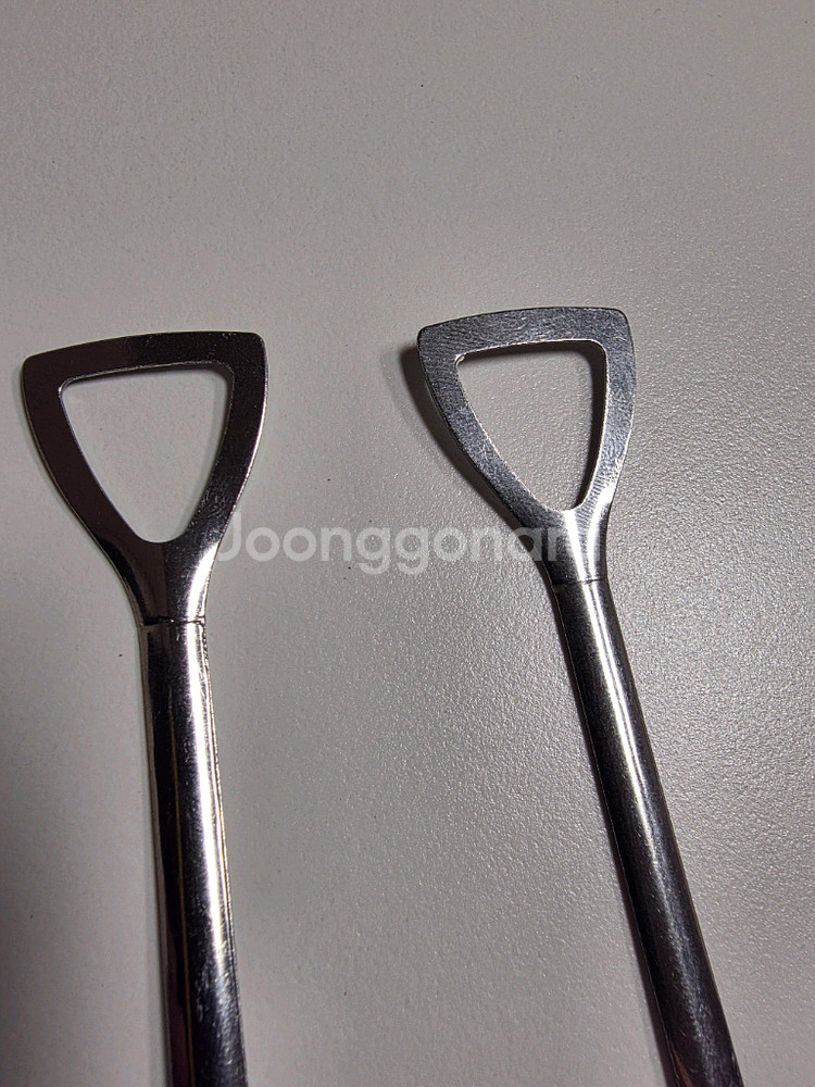 삽모양 티스푼 4개(새상품)--3