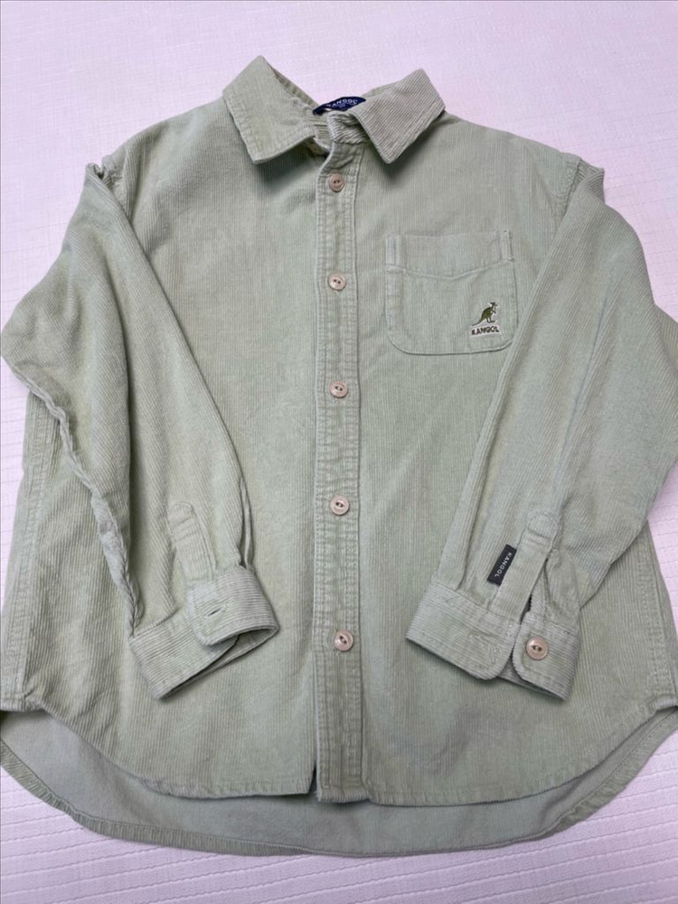 캉골키즈 코듀로이 셔츠 120--1