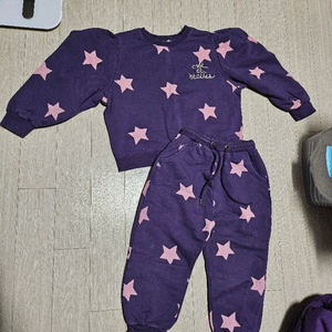 아동 별 패턴 상하복 세트 L 110-120