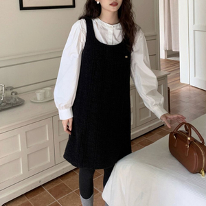 (새상품)뷔스티에원피스+블라우스 투피스 하객룩세트