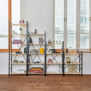 [최저가]튼튼 철제 책장 수납장 2단 3단 4단 선반