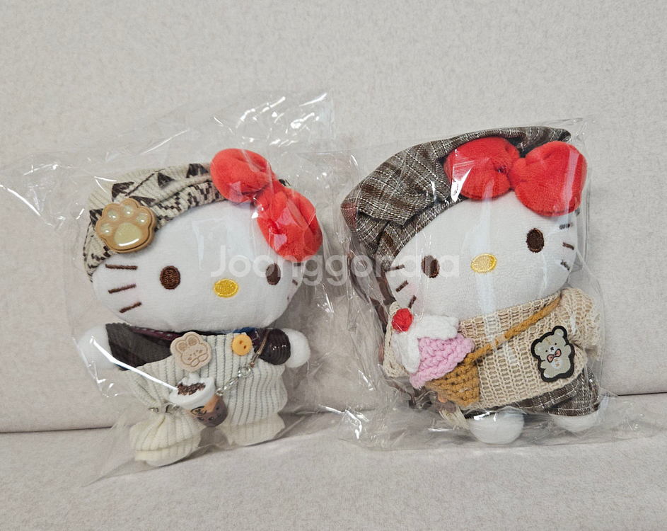 베레모 키티인형키링--0