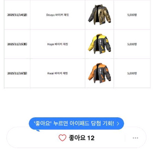 지스타 배그 토요일 쿠폰