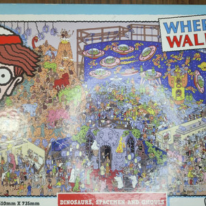 1000피스 직소퍼즐+108명작 월리를 찾아라 가족 게임 보드게임