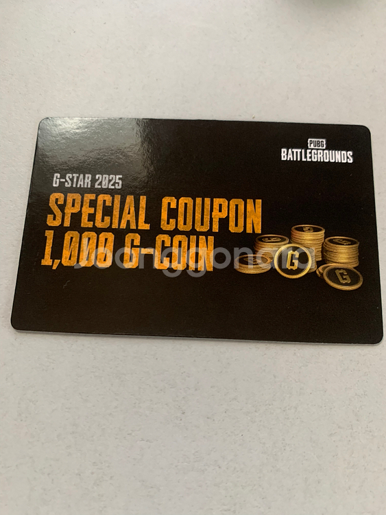 배그 지스타 1000지코인 팝니다--0