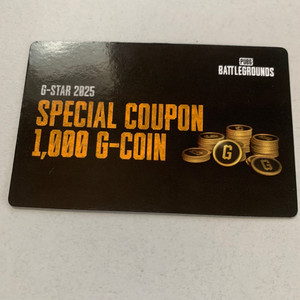 배그 지스타 1000지코인 팝니다