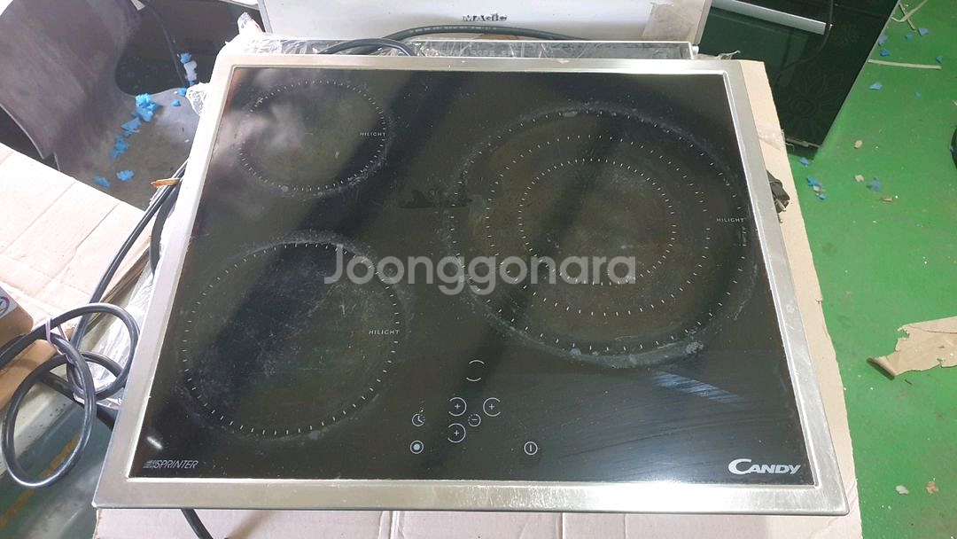 3구 하이라이트 프랑스제 전기렌지--0