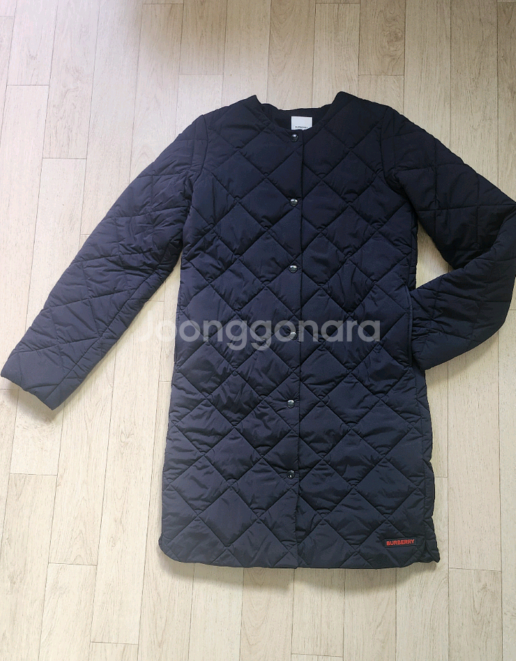 정품.시착만) 버버리키즈14y 롱패딩(성인44가능)--3