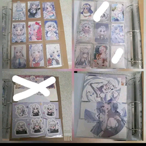 스텔라이브 유니 포카 엽서 캔뱃지 키링 카드텍 등