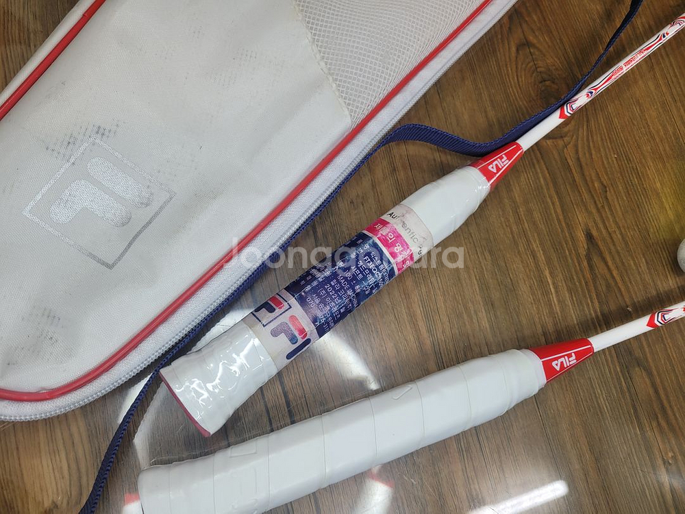 휠라 배드민턴 라켓 1쌍+스타 익스트림2000 중고 운동용품 가족--4