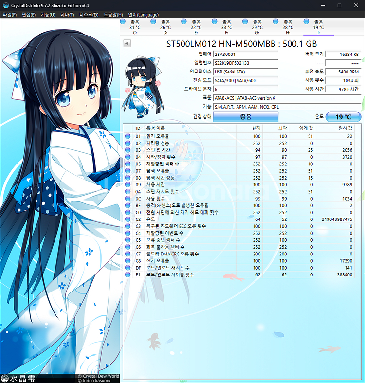 하드디스크 HDD 2.5 인치 500GB 640GB 750GB 판매--1
