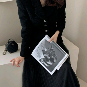 데일리룩 르샤네르 부클 자켓