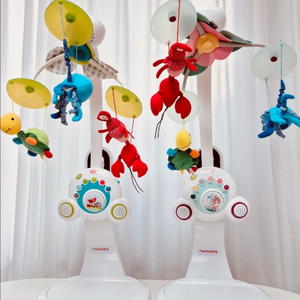 타이니모빌 그린 핑크 쌍둥이 모빌