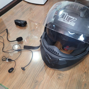 명진ORZ 오토바이 풀페이스 M 헬멧 썬글라스블루투스핸즈프리