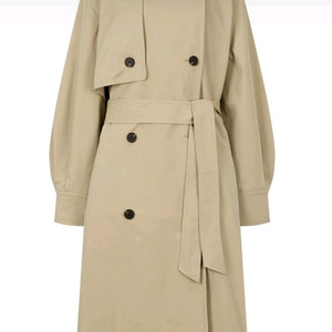 스튜디오톰보이 여성 배색카라탈부착트렌치코트