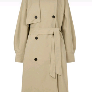 스튜디오톰보이 여성 배색카라탈부착트렌치코트