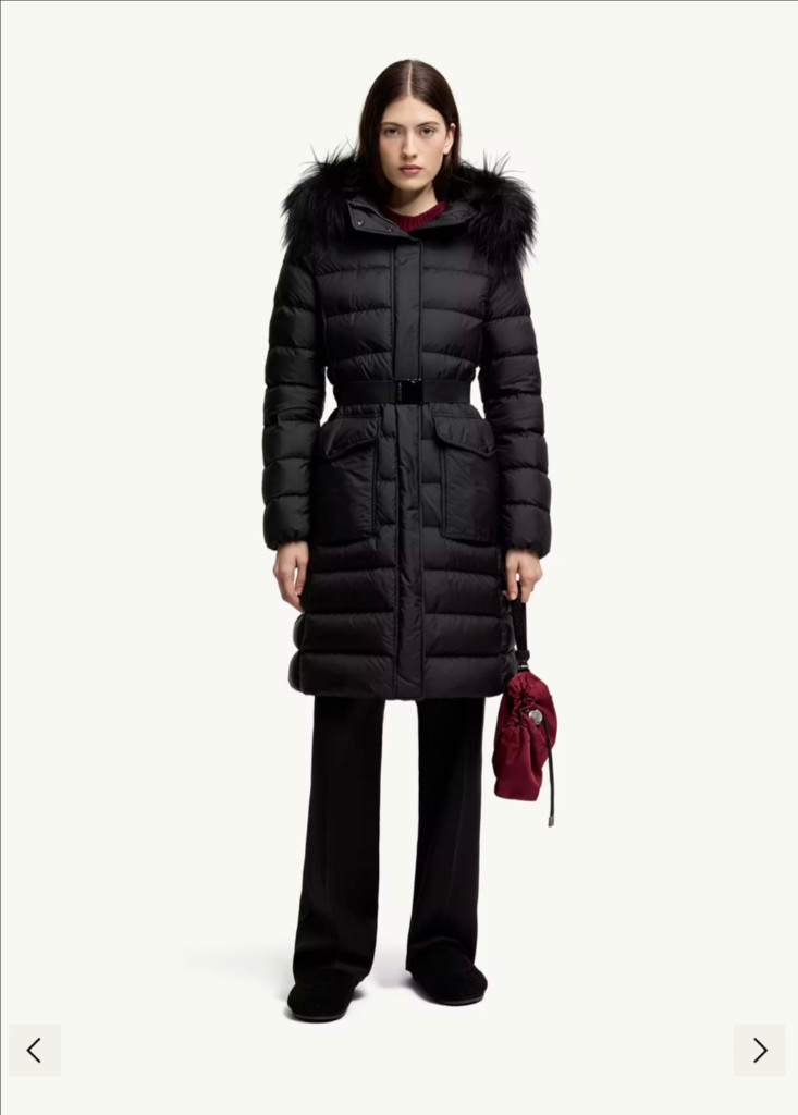 (매장 새상품) 몽클레어 클로에 롱 패딩 백화점 새상품 팔아요 이미지