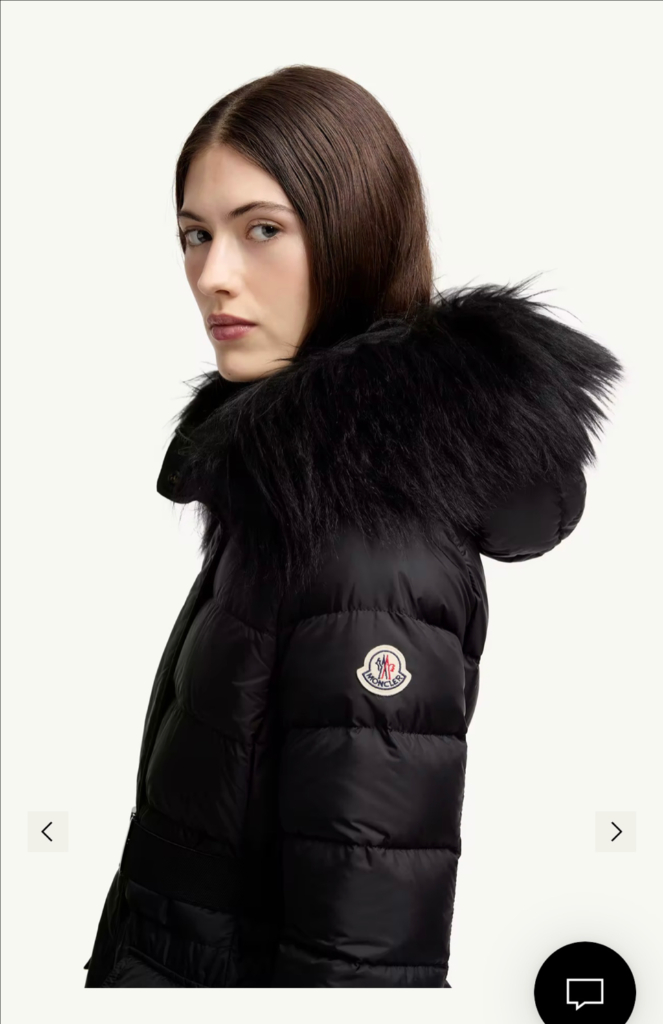 (매장 새상품) 몽클레어 클로에 롱 패딩 백화점 새상품 팔아요 이미지