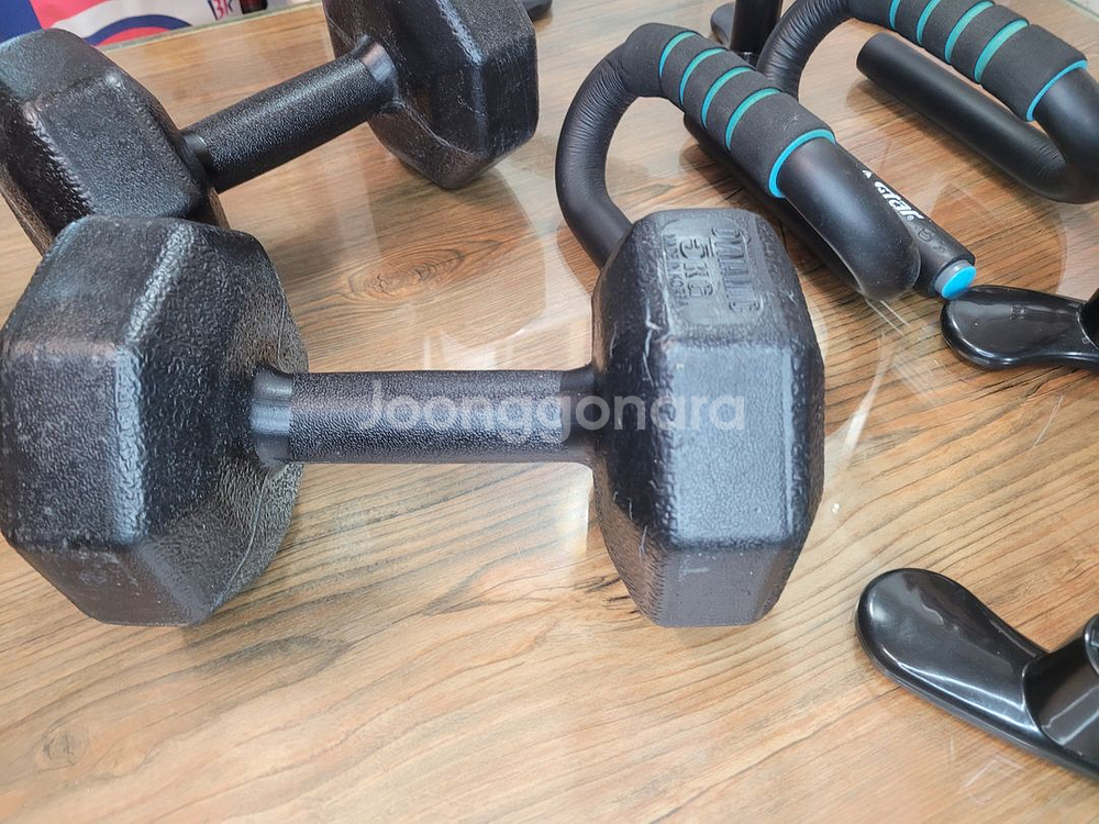 헬스 셀프 운동용품 푸쉬업바 덤벨 5킬로1쌍 푸쉬업바는 선택형--2