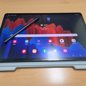 갤럭시탭 S7 플러스 256GB 셀룰러 + S펜 + 정품케이스