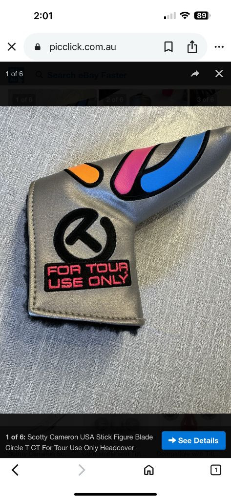 스카티카메론 써클티 퍼터 커버 이미지