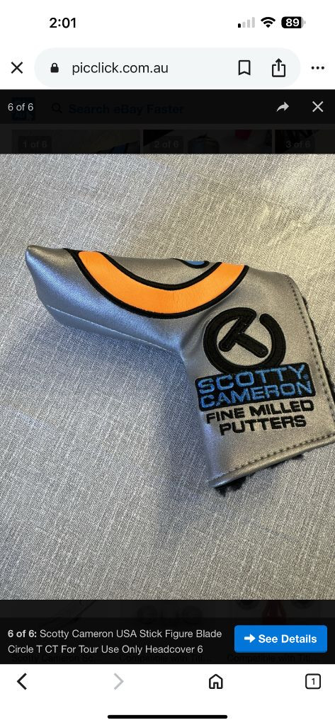 스카티카메론 써클티 퍼터 커버 이미지