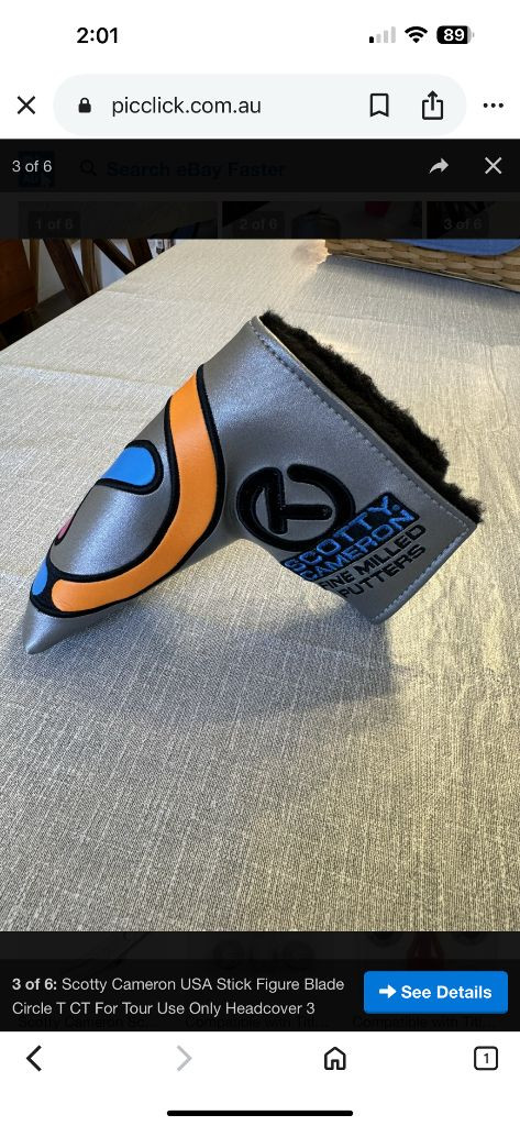 스카티카메론 써클티 퍼터 커버 이미지