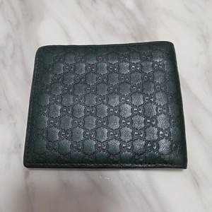 구찌 마이크로시마 반지갑 다크그린