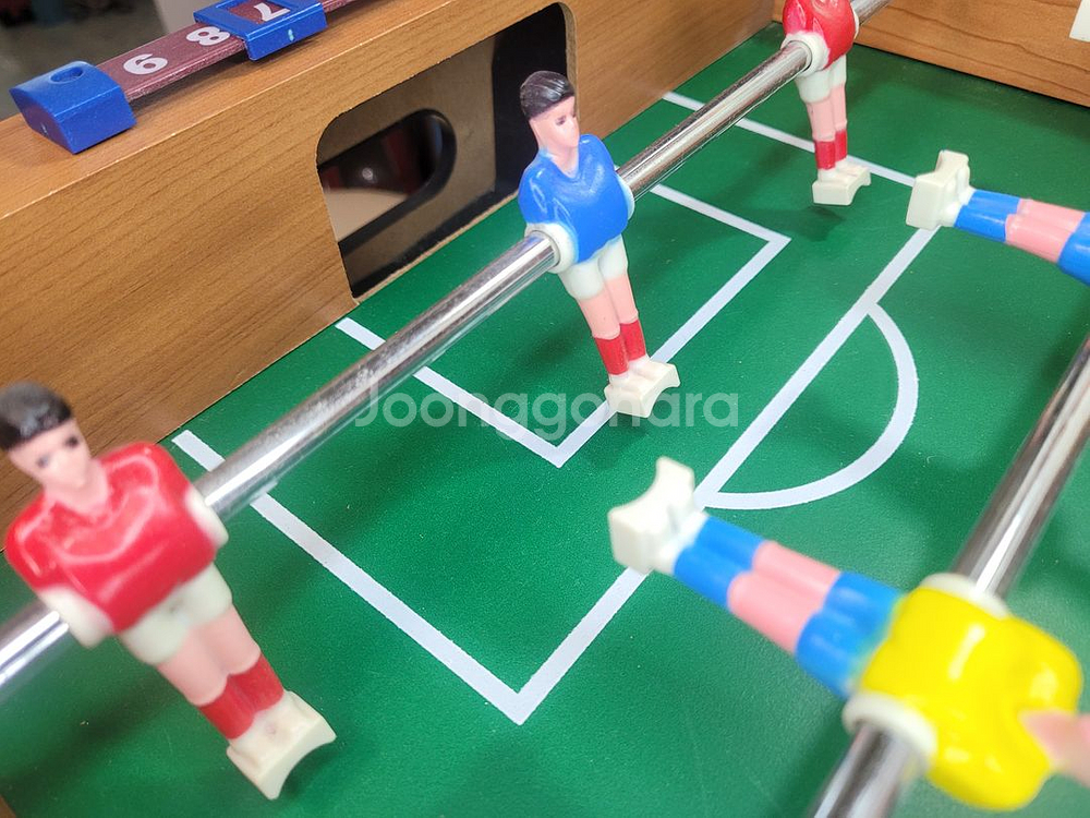 가족게임 가정용게임 테이블 보드게임 패밀리 축구경기+예비부품--8