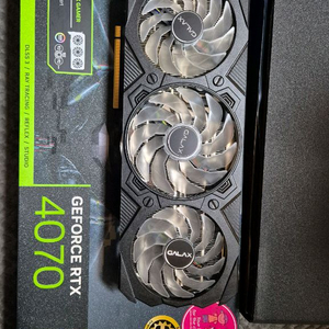 갤럭시 RTX 4070 ex gamer 판매합니다