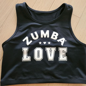 줌바 크롭 탱크탑 M 중고