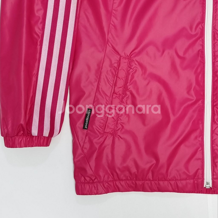 아디다스 여성 바람막이 집업 자켓 트레이닝복 아우터 M--5