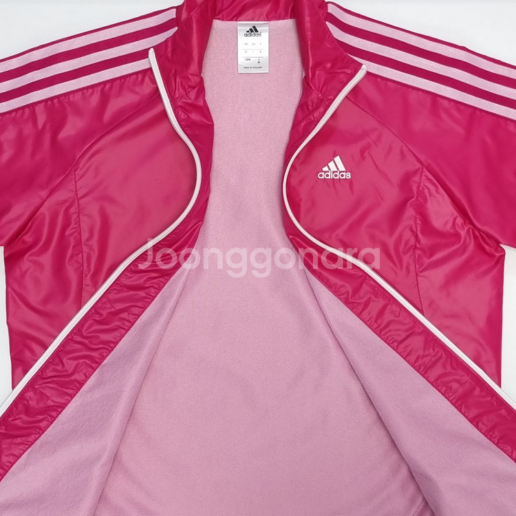 아디다스 여성 바람막이 집업 자켓 트레이닝복 아우터 M--6