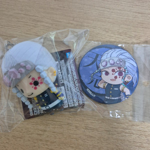 귀멸의칼날 귀칼 텐겐 유라유라 마스코트 키링, 캔뱃지 일괄