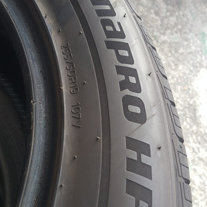 카니발 4세대 19인치 휠 전용 4본 (한국타이어 다이나프로 HPX 255 50 19 광폭 타이어 판매 합니다)