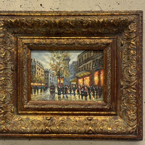 클래식 장식 그림 액자 세트 07_파리 거리 야경