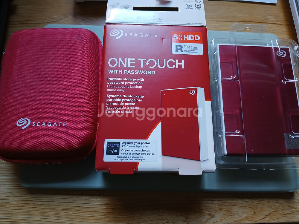 시게이트 원터치 5TB 외장하드--0