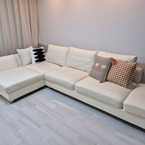 벤스 천연가죽 소파