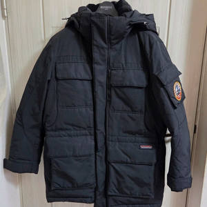 헤지스 덕다운 패딩 점퍼 95