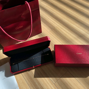 까르띠에 핑크골드 다이아몬드 팔찌 풀세트 다무르 xs