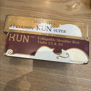 미사용2개 쿤 바이올린 어께받침 1/2 & 3/4