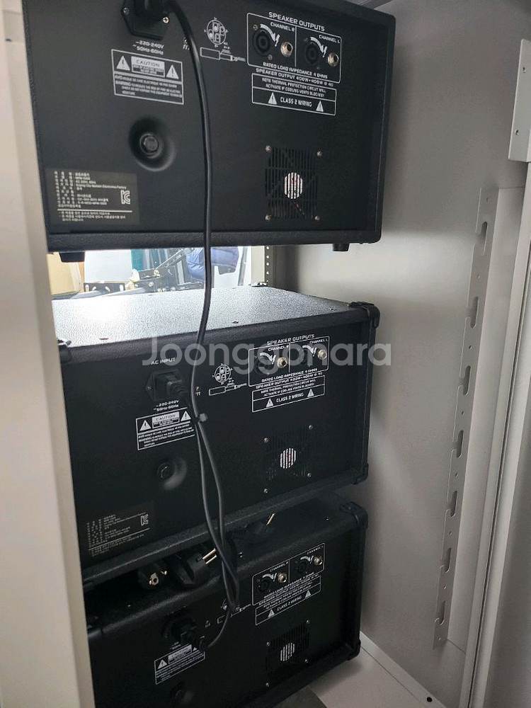 PA용 파워드믹서 + 스피커 세트--1