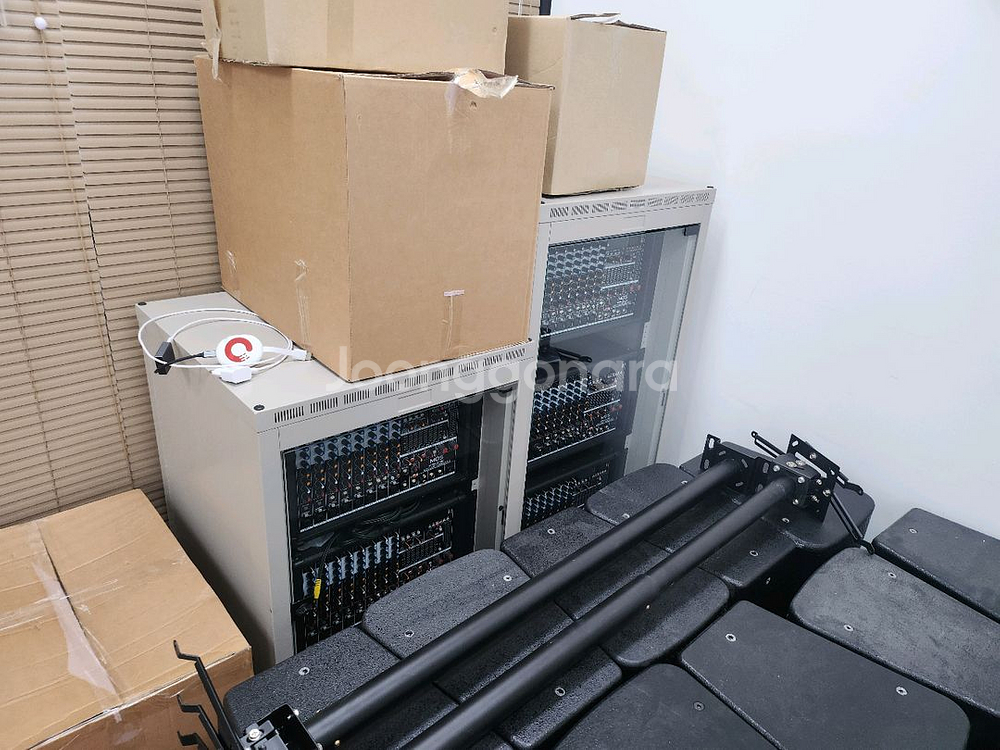 PA용 파워드믹서 + 스피커 세트--4